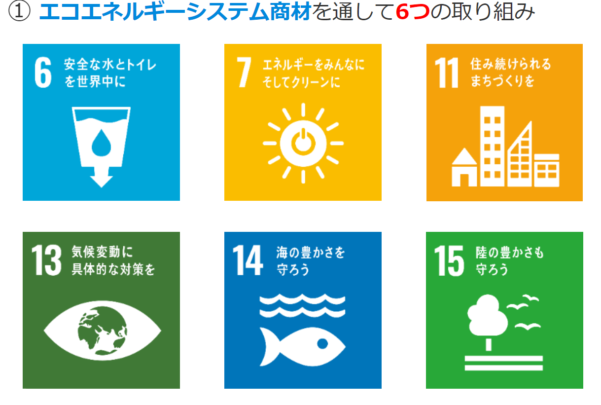 SDGs　6項目