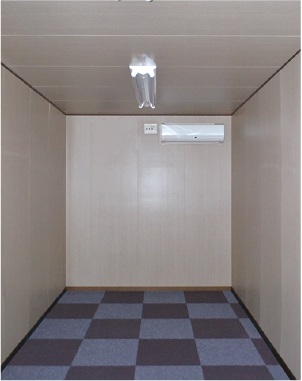 備蓄倉庫内|エアコン付き