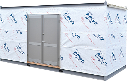 備蓄倉庫|防風・防水・透湿シート