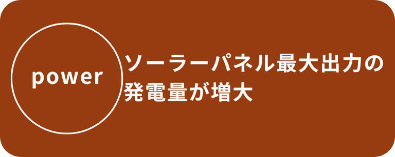 和室ハウス|発電量が増大 和室ハウス|発電量が増大